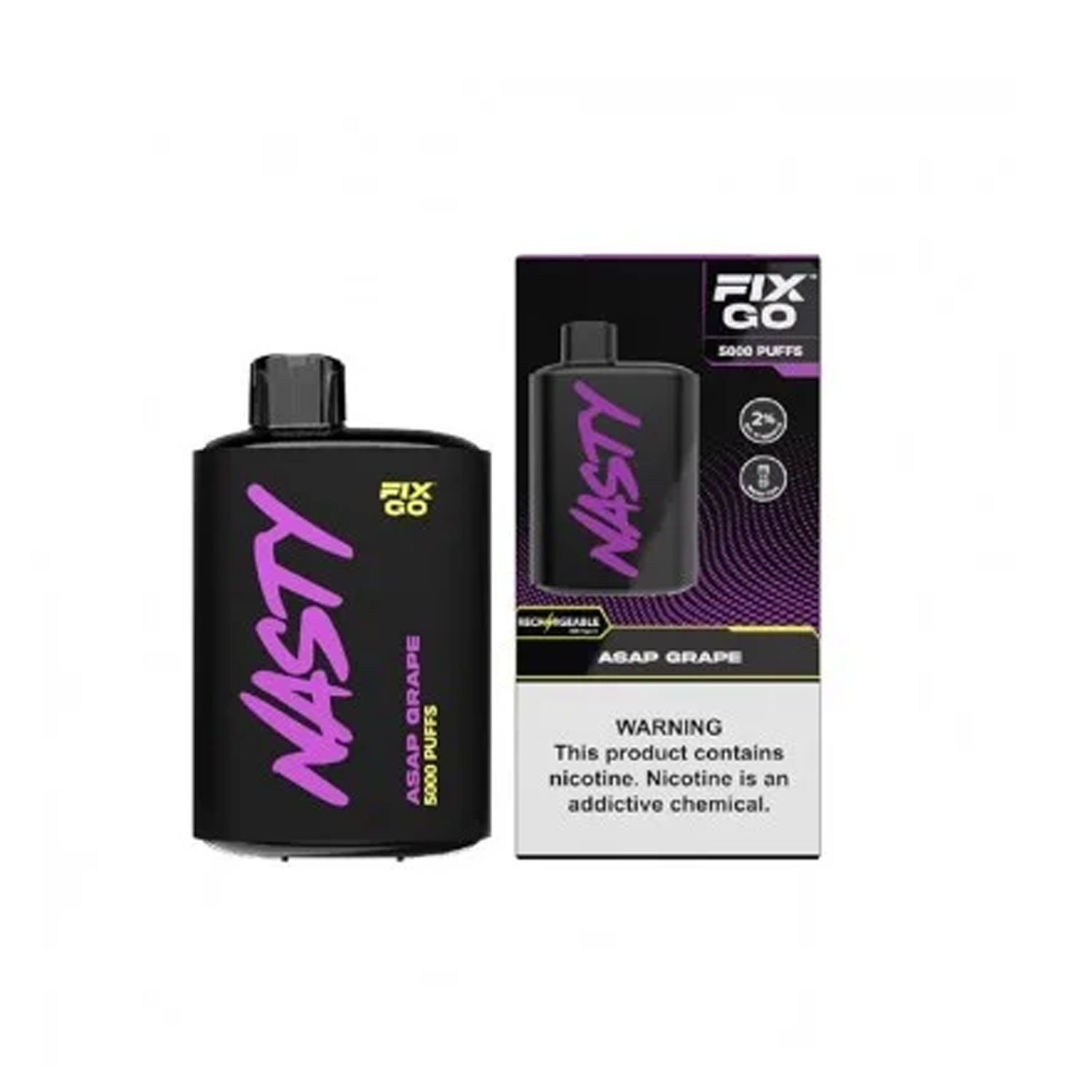 Nasty Fix GO Asap Grape 5000 Puff